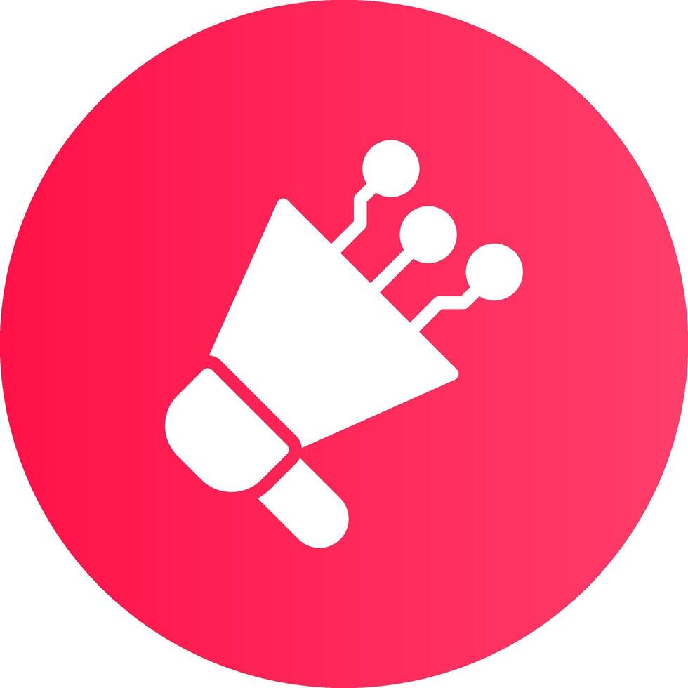 Content Marketer Creative Icon Design vector