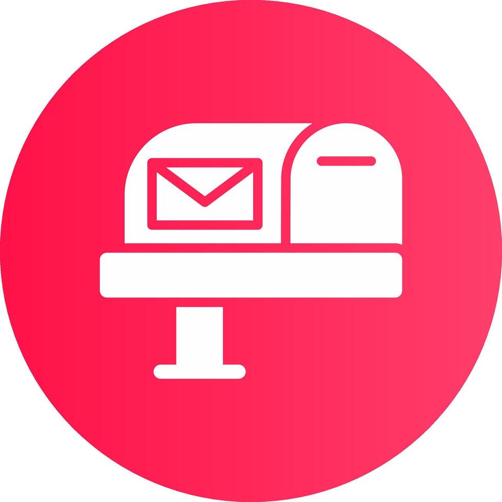 Mail Box Creative Icon Design vector