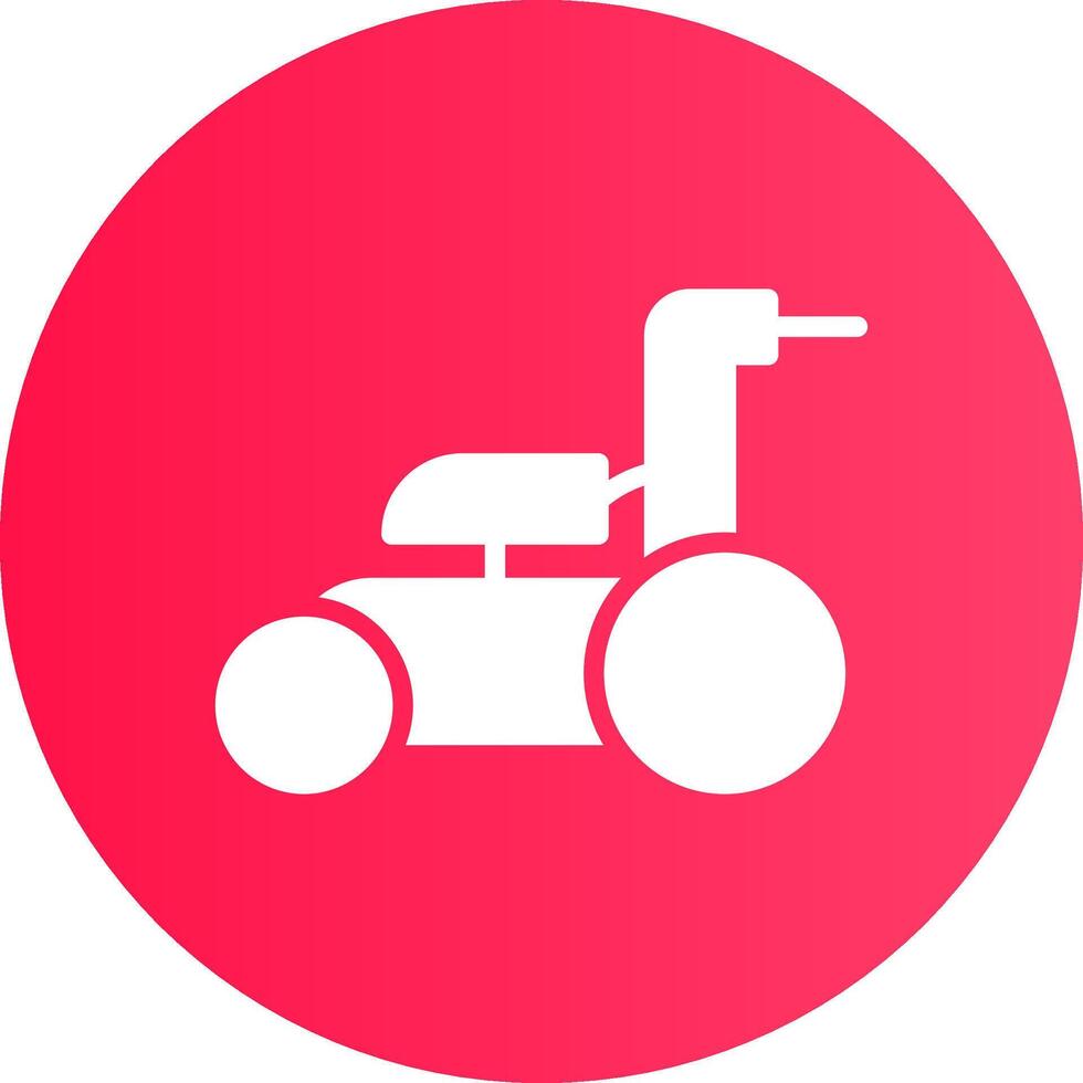 Lawnmower Creative Icon Design vector