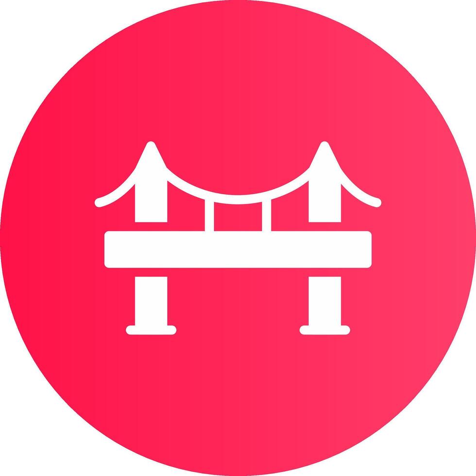 Bridge Creative Icon Design vector