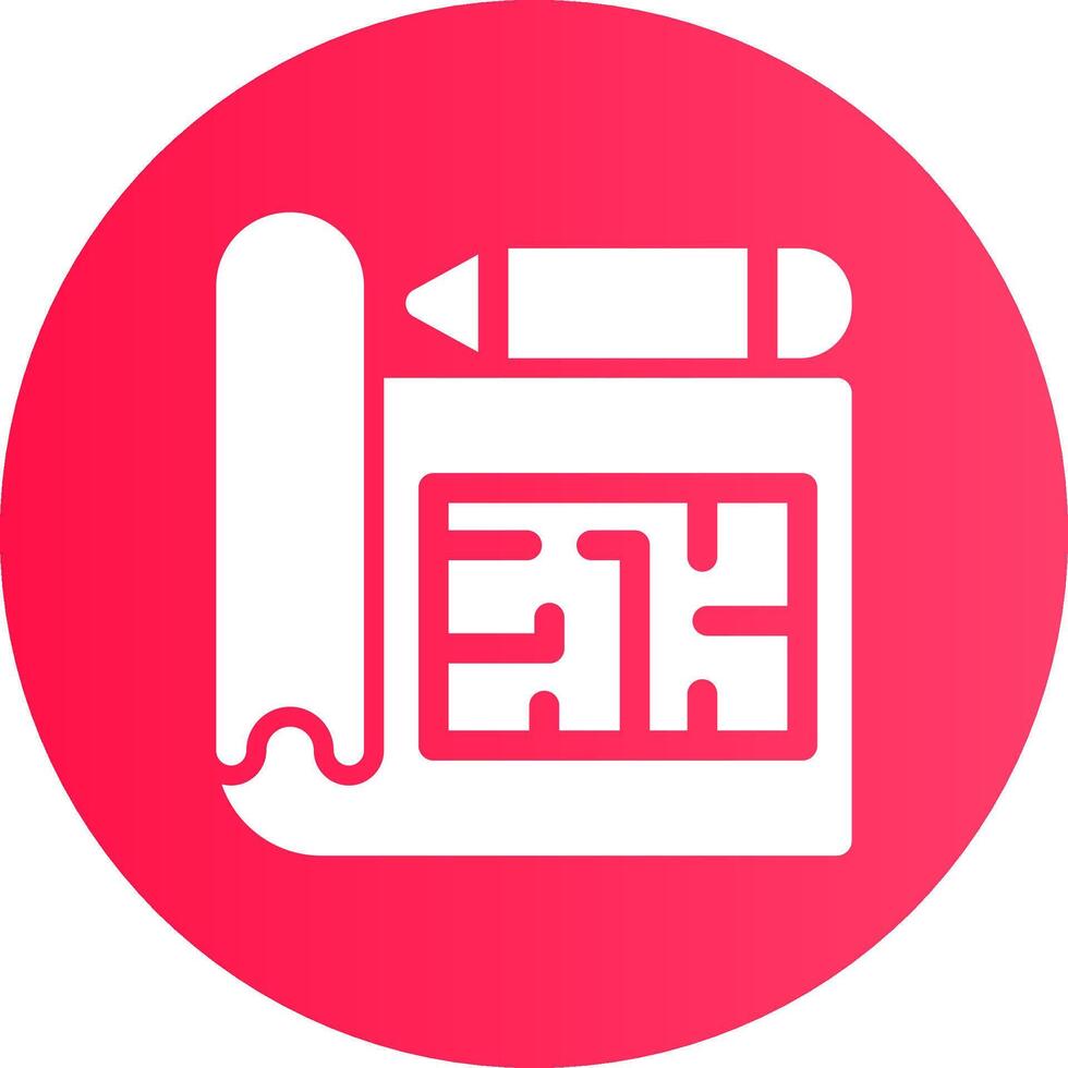 Blueprint Creative Icon Design vector