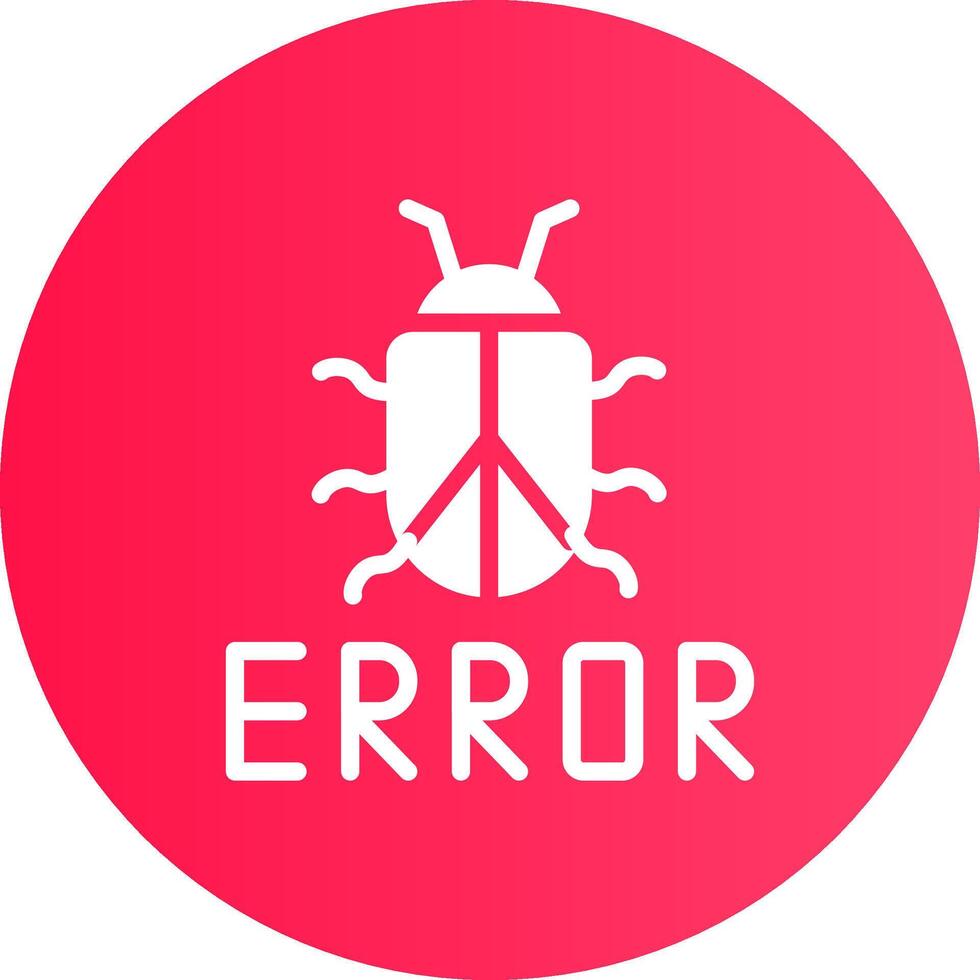 Bug Creative Icon Design vector