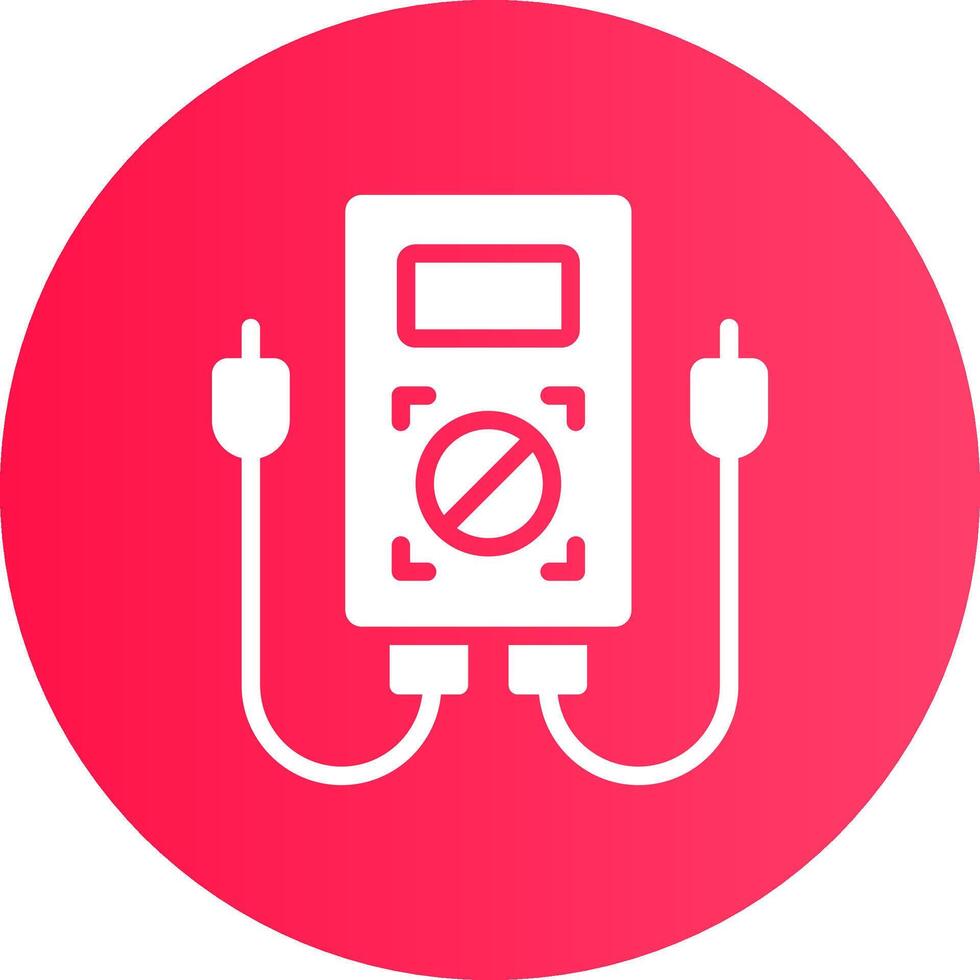 Multimeter Creative Icon Design vector