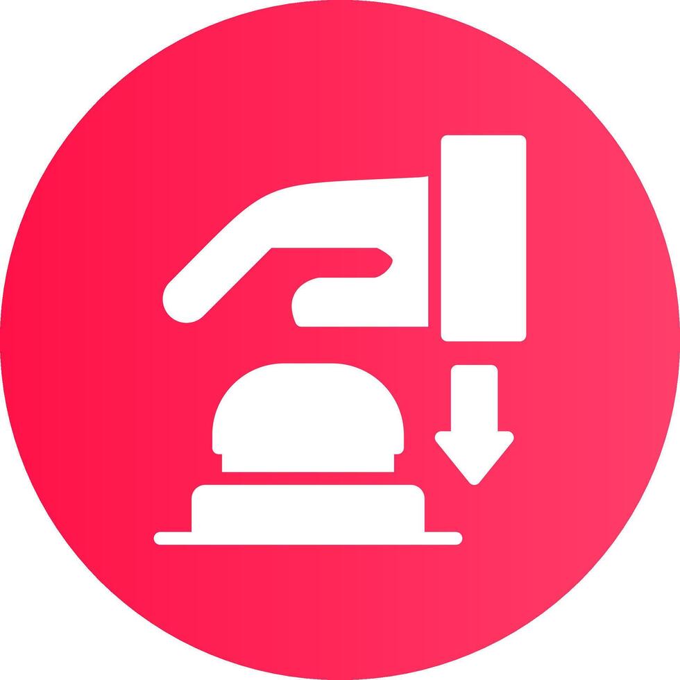 botón de emergencia diseño de icono creativo vector