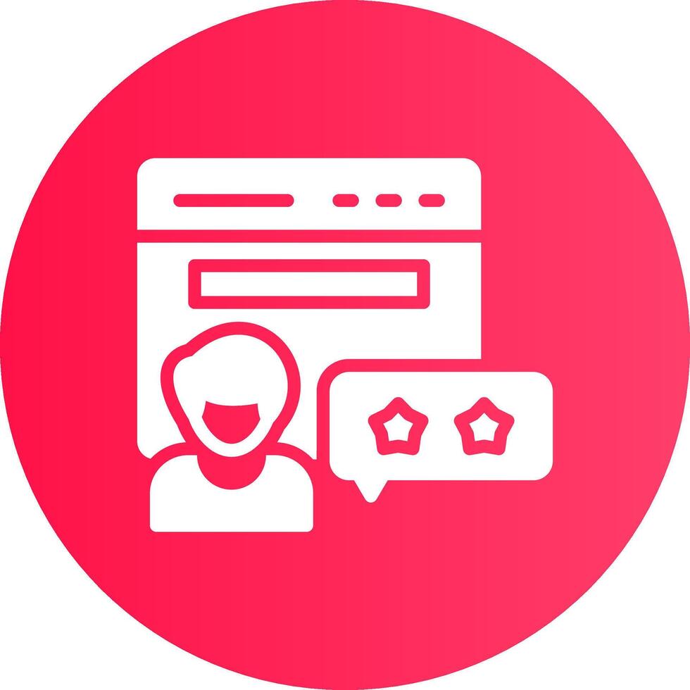 Review Creative Icon Design vector