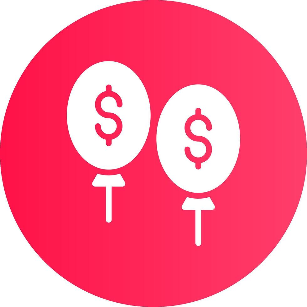 Balloon Payment Creative Icon Design vector