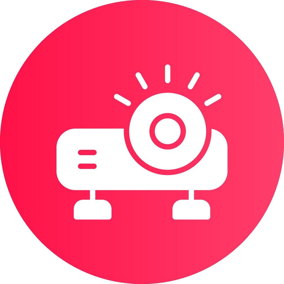 Projector Creative Icon Design vector