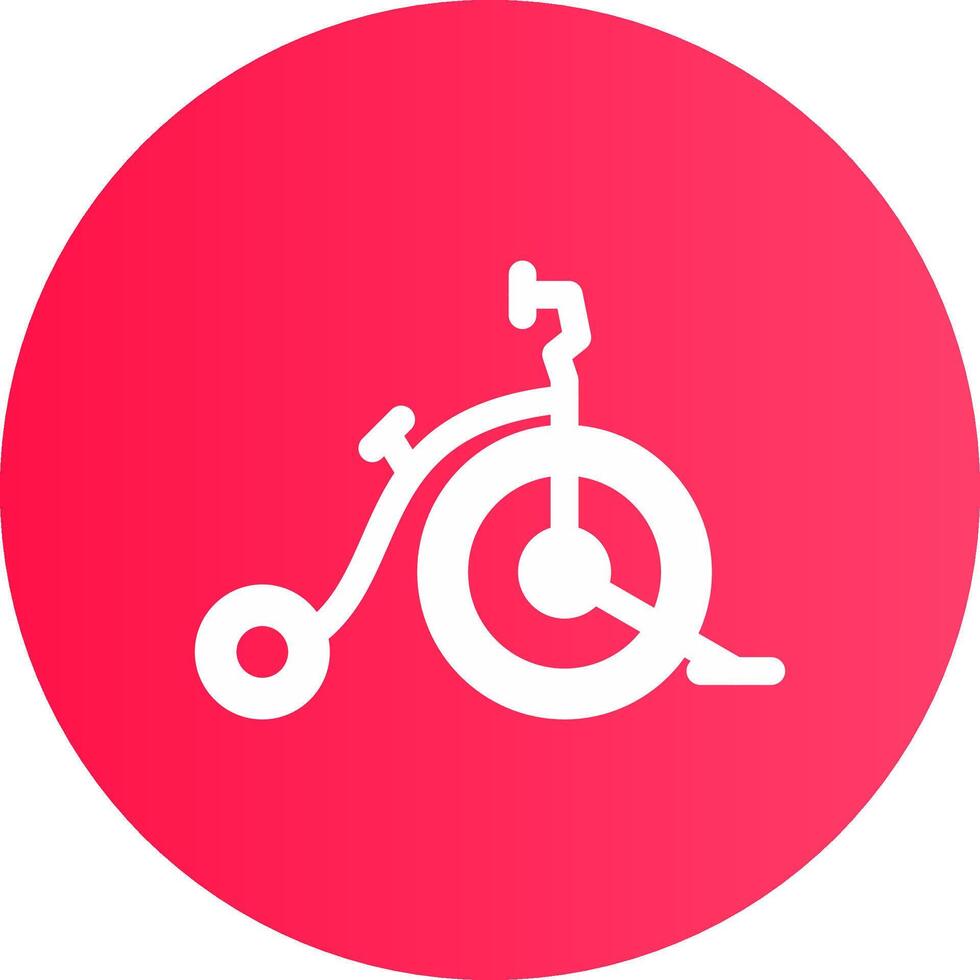 Circus Bike Creative Icon Design vector