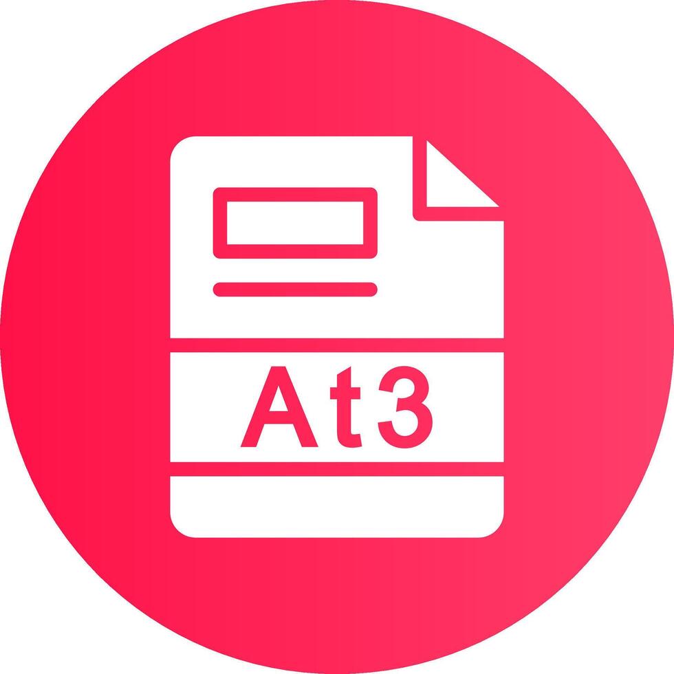 AT3 Creative Icon Design vector