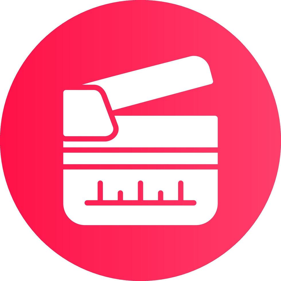 Clapperboard Creative Icon Design vector