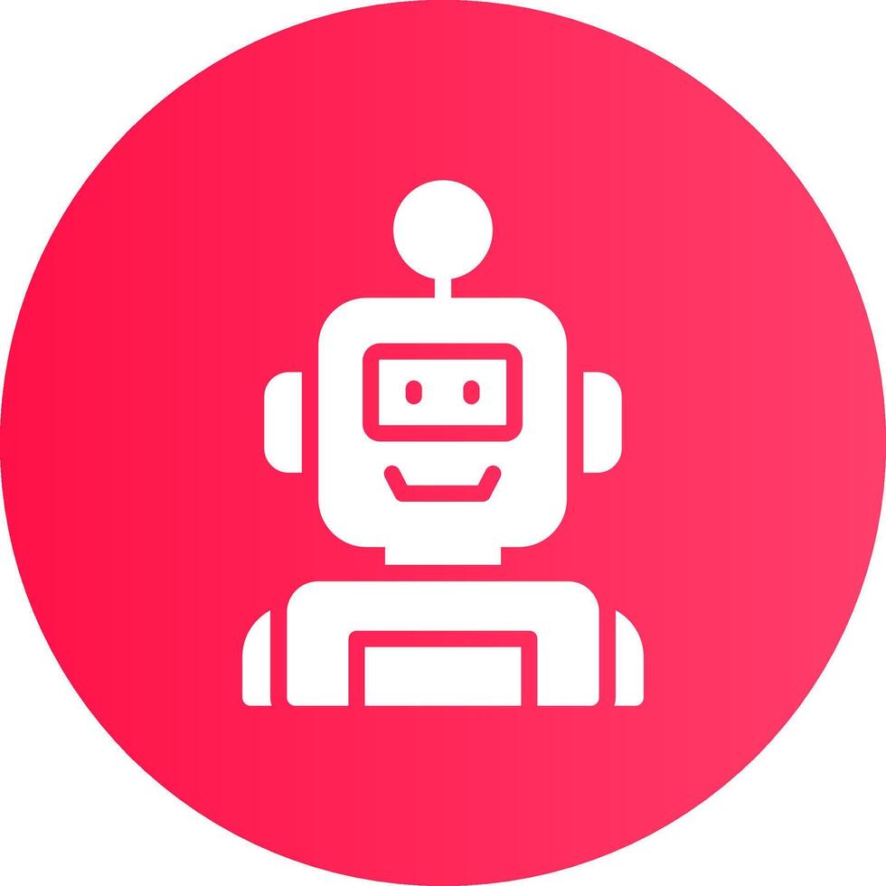 Bot Creative Icon Design vector