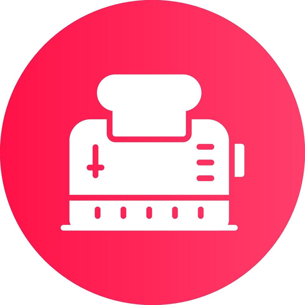 Toaster Creative Icon Design vector