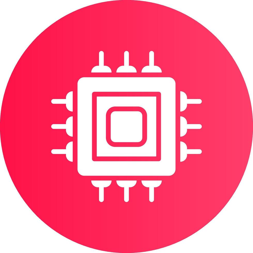 Processor Creative Icon Design vector