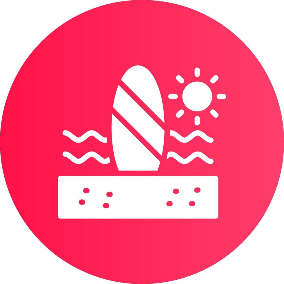 Paddle Surf Creative Icon Design vector