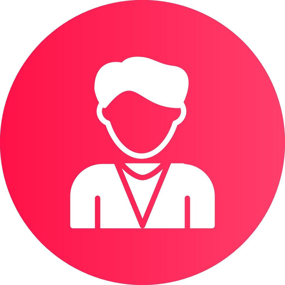 Man Creative Icon Design vector