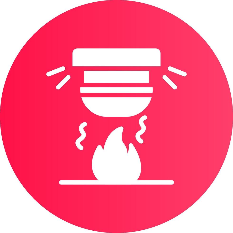 Fire Alarm Creative Icon Design vector