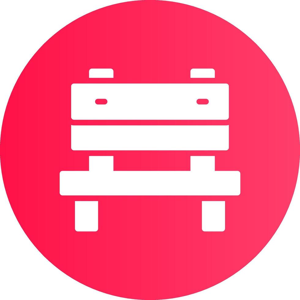 Bench Creative Icon Design vector