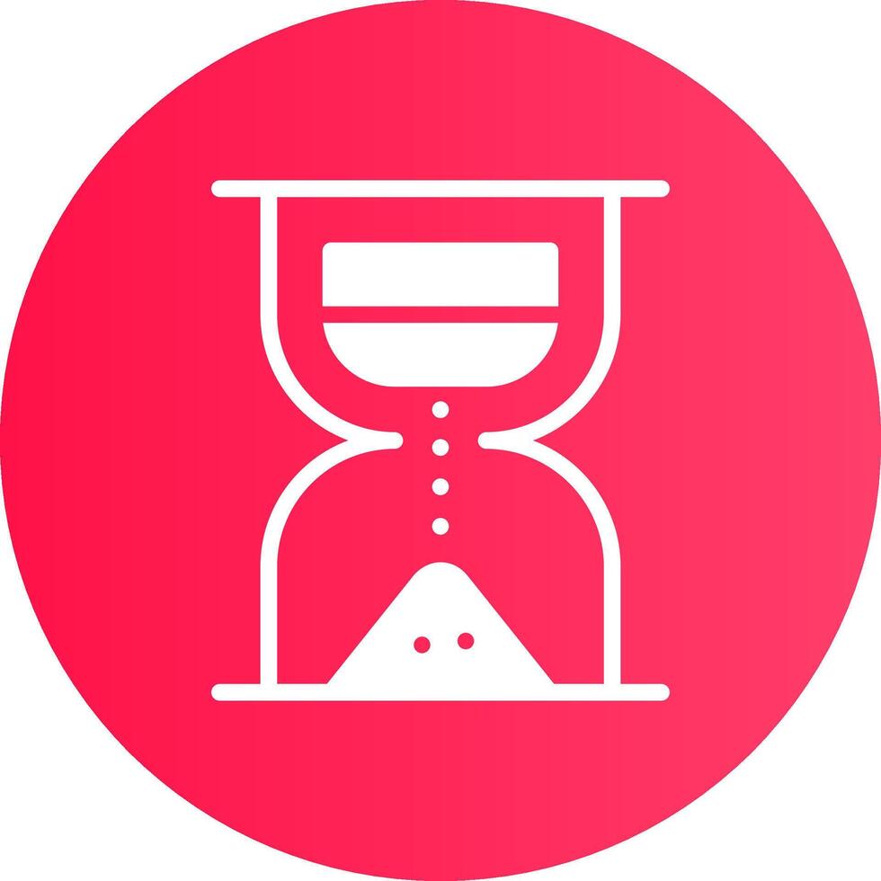 diseño de icono creativo de reloj de arena vector