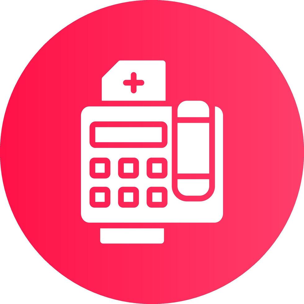 Fax Machine Creative Icon Design vector