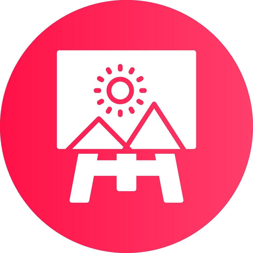 Canvas Creative Icon Design vector