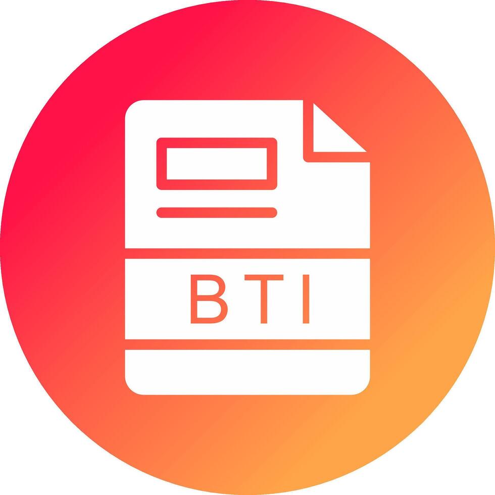 BTI Creative Icon Design vector
