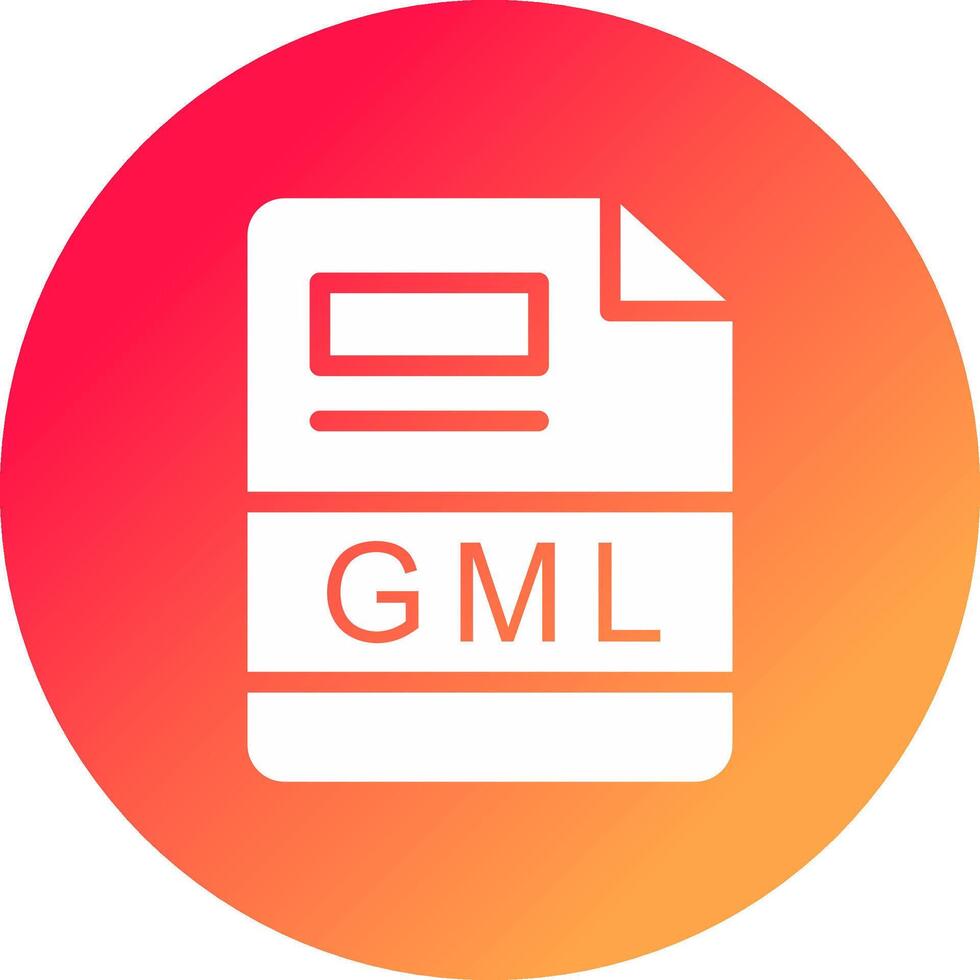 GML Creative Icon Design vector