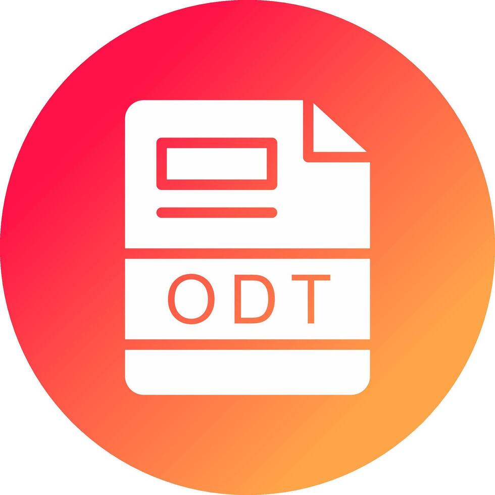 ODT Creative Icon Design vector