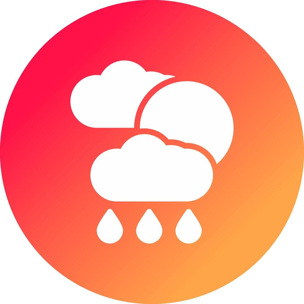 Weather Forecast Creative Icon Design vector