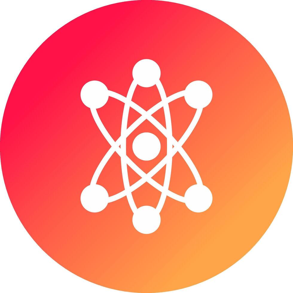 Atom Creative Icon Design vector