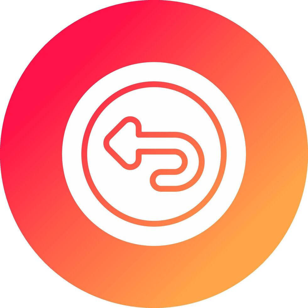 Undo Creative Icon Design vector