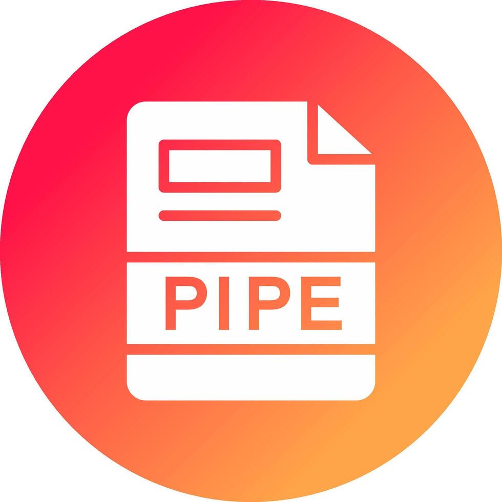 PIPE Creative Icon Design vector