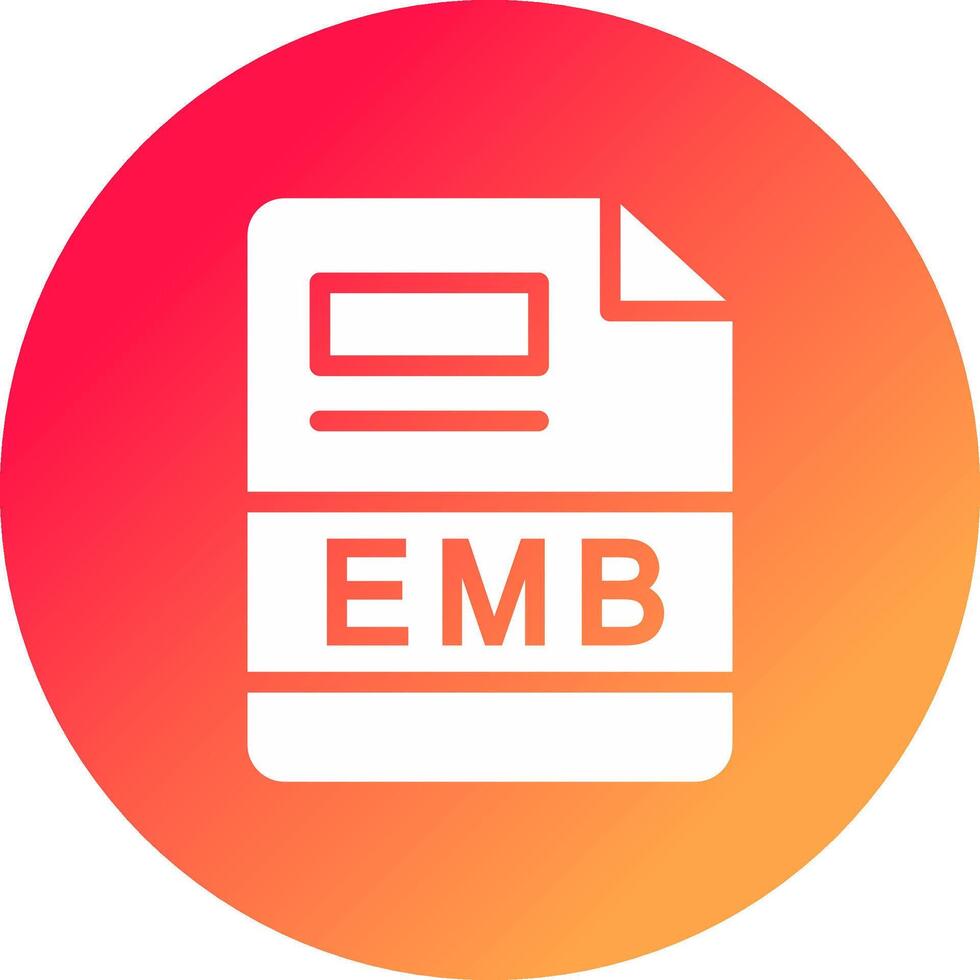 EMB Creative Icon Design vector