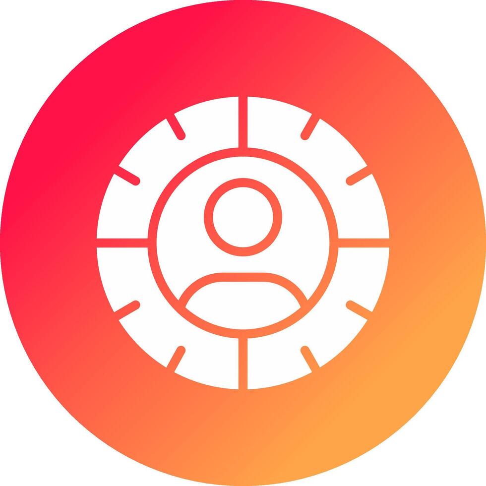 Target Audience Creative Icon Design vector