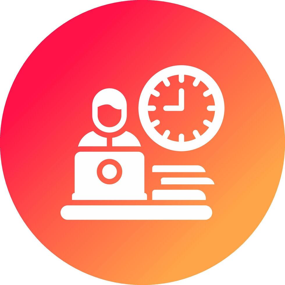 Work Habits Creative Icon Design vector