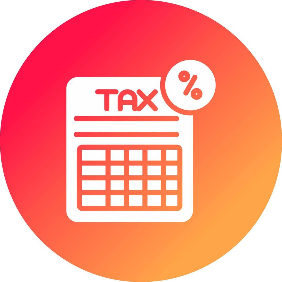 Tax Benefits Creative Icon Design vector