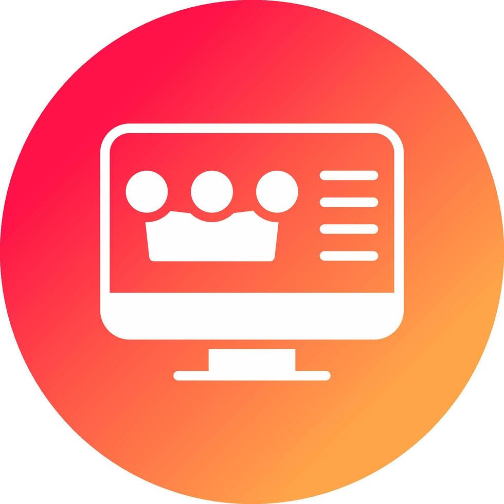 Premium Content Creative Icon Design vector