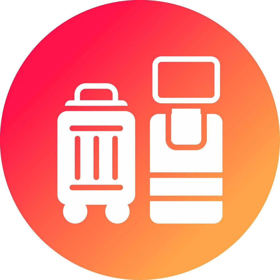 Self Check In Creative Icon Design vector