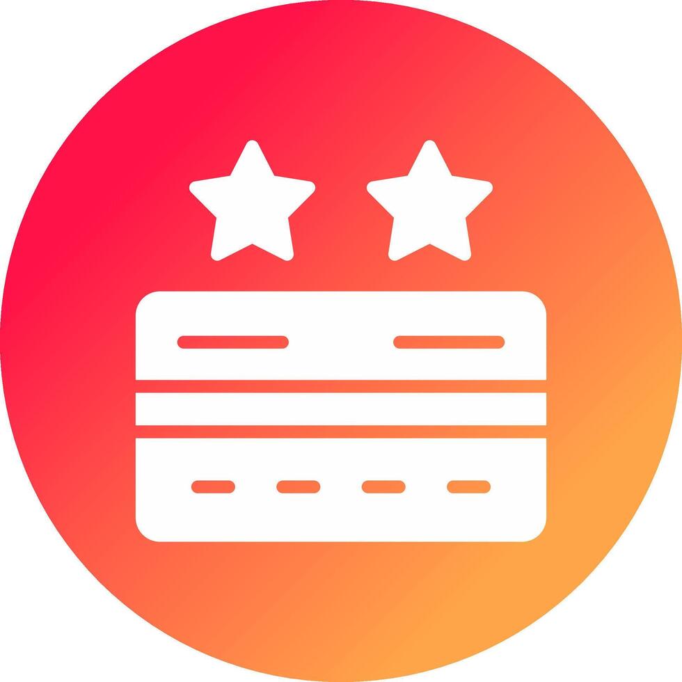 Points Rewards Cards Creative Icon Design vector