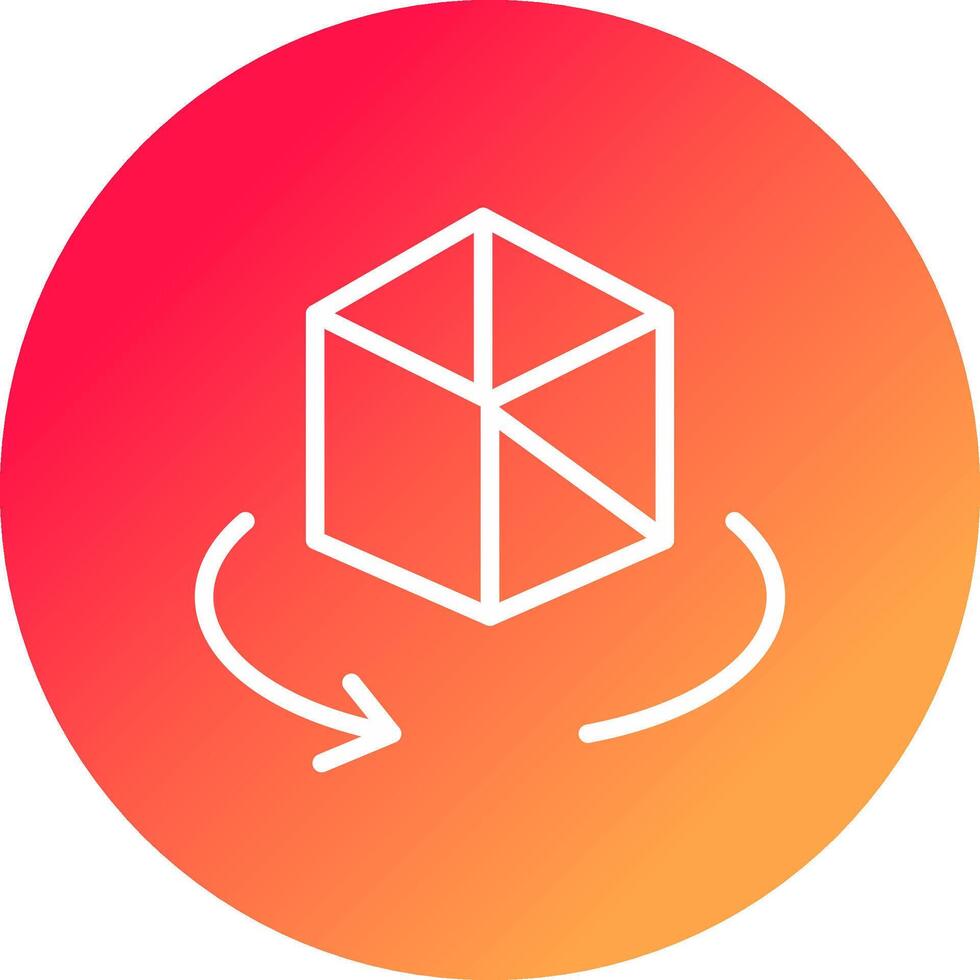 3d Creative Icon Design vector