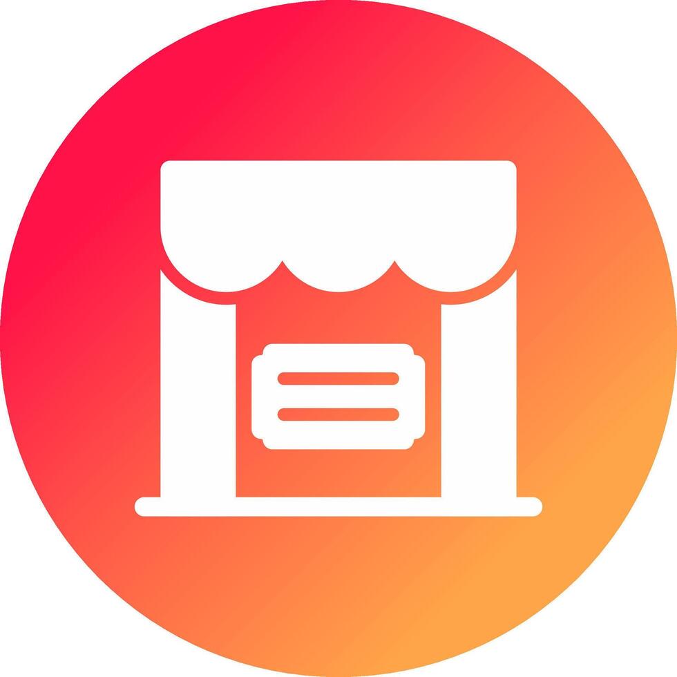 Ticket Office Creative Icon Design vector