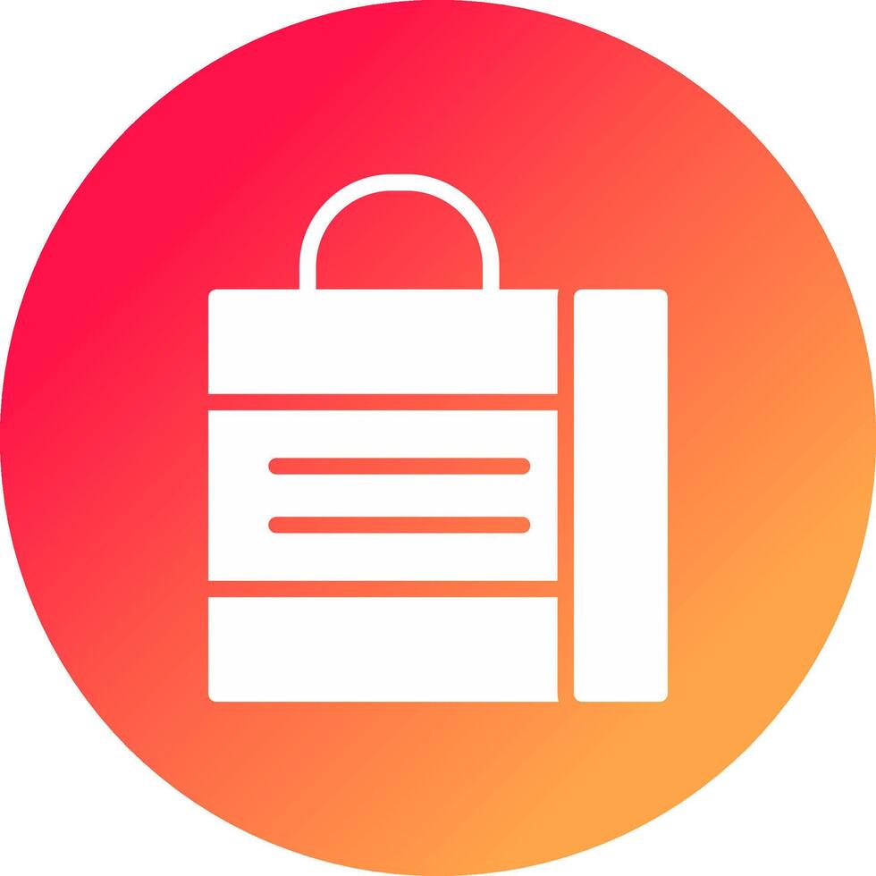 Shopping Bag Creative Icon Design vector