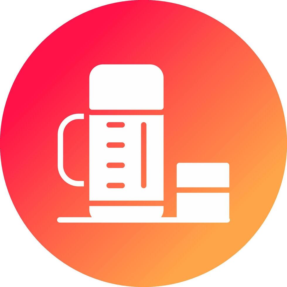 Thermos Creative Icon Design vector