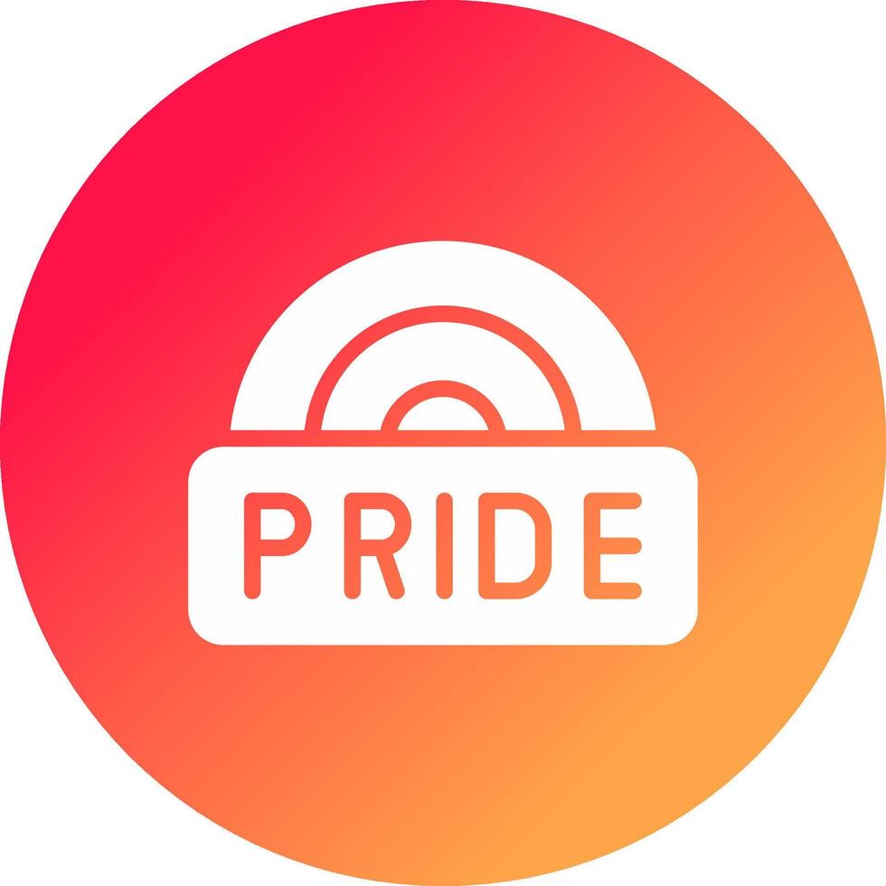 Pride Creative Icon Design vector