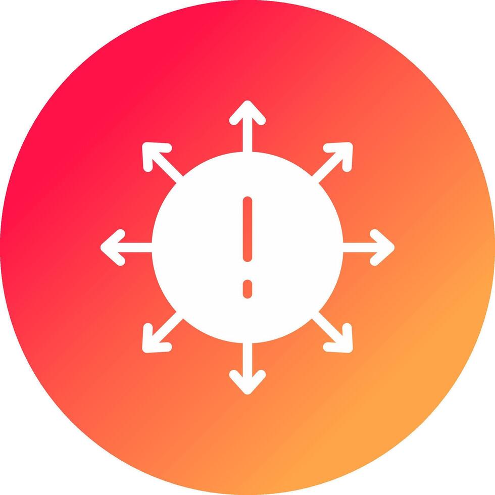 Diversification Creative Icon Design vector