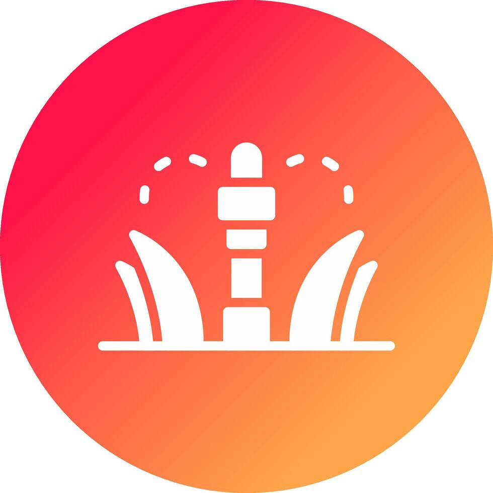 Sprinkler Creative Icon Design vector