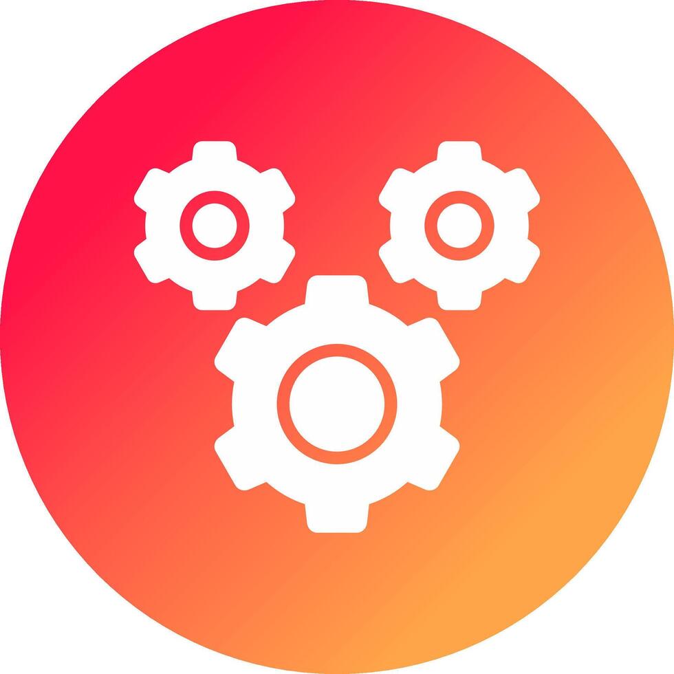 Gear Creative Icon Design vector