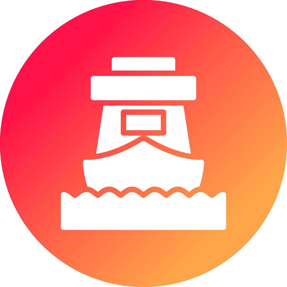 Ship Creative Icon Design vector