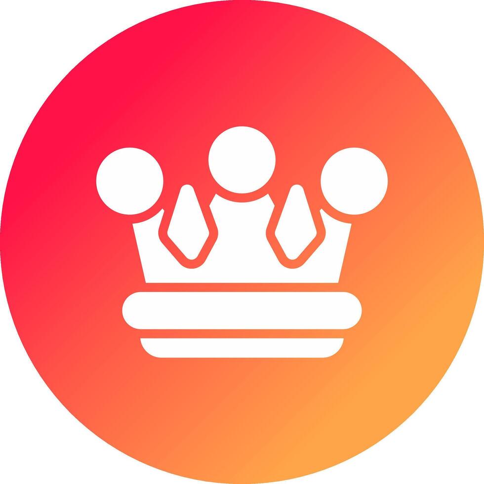 Crown Creative Icon Design vector