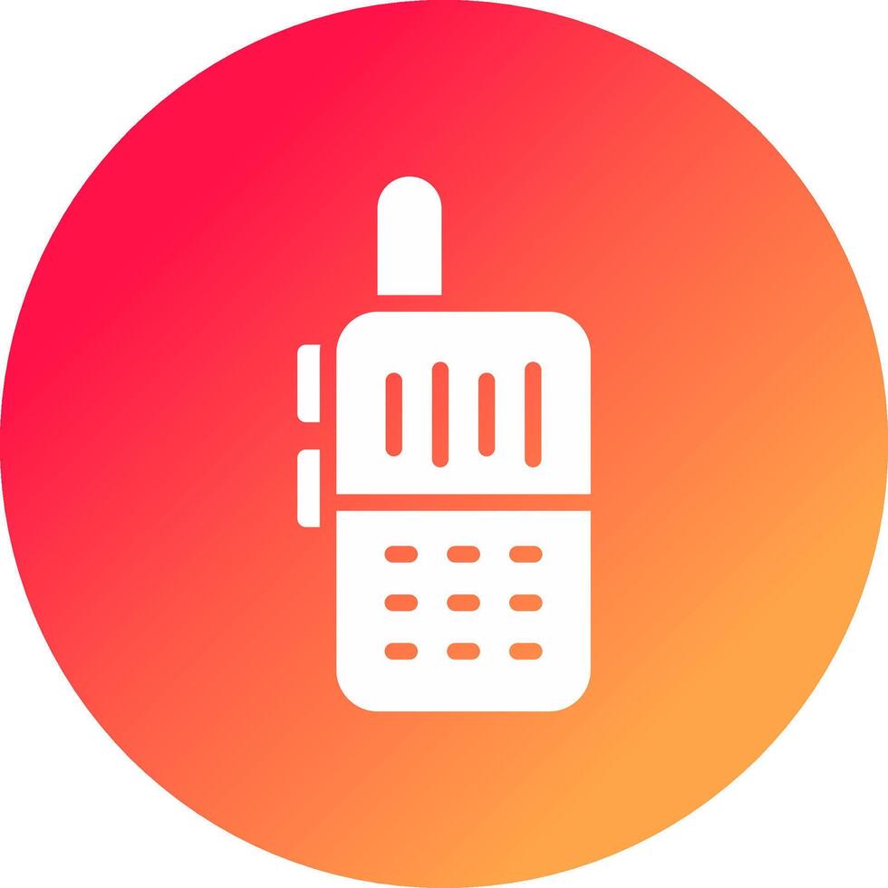 Walkie Talkies Creative Icon Design vector