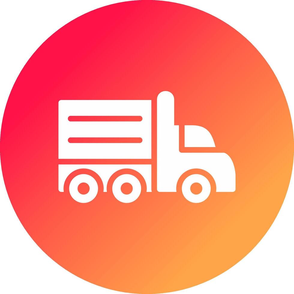 Truck Creative Icon Design vector